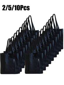 5/10/15/20/25/30个装白色帆布手提袋，简约优雅，可作为伴娘婚礼礼物袋、旅行收纳袋、升华印花帆布袋，也可用于DIY手工购物袋，大容量旅行化妆包：户外美人的完美之选！适合婚礼、生日、海滩和节日等场合，是馈赠亲朋好友的最佳礼物。 - 彩色 - 查看 1