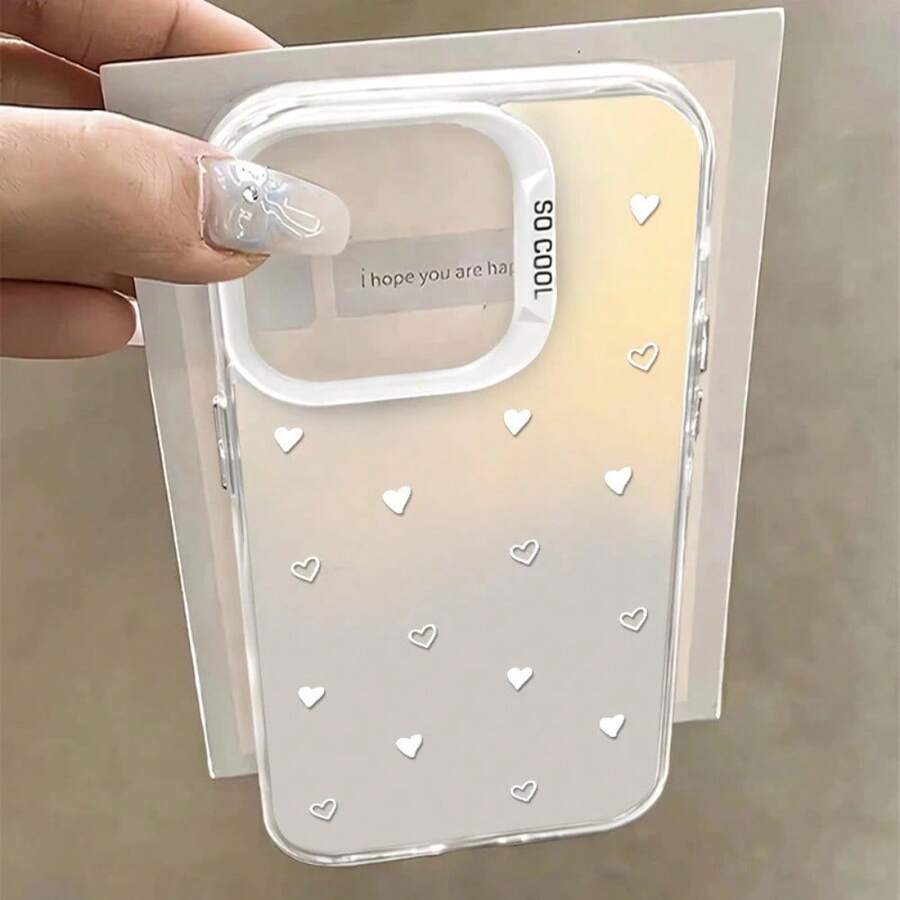 Anti-Drop Matte Case With Heart Pattern. Fits  XR 11 12 13 14 15 16 PRO MAX 14 15 16 PLUS A04 A05 A12 A14 A15 A32 A35 A52 A55 A72, Redmi A3 10C 12C 13C 14C, Poco X5 X6 Pro, Note 11 12 13 - J2 - 查看 1