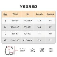 YEOREO Women's Biker Shorts 4.5" Workout Gym Shorts Craze High Waist Tummy Control Hidden Scrunch Running Yoga Shorts - 長春花紫 - 查看 6