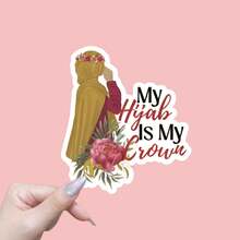 Islamic Cute Sticker, Inspirational Stickers, Religious Decals, Verse Vinyl Stickers, Self-Adhesive Car Decals, Suitable For Laptops, Cars, Helmets, Motorcycles, Water Bottles, And Any Smooth Scrapbook Supplies Funny Stickers Laptop Stickers Kindle Phone Stickers - Multicolor - View 10
