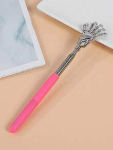 1/2/4pcs Ghost Hand Shaped Stainless Steel Extendable Back Scratcher, Portable Retractable Itch Reliever With Comfortable Rubber Handle, Ideal For Thanksgiving, Birthday And Christmas Gifts