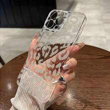 Clear White Leopard Print Design, UV Printed Phone Case For IPhone 16, 16 Plus, 16 Pro, 16 Pro Max, 13, 13 Pro, 13 Pro Max, 12, 12 Pro, 12 Pro Max, 11, 11 Pro, 11 Pro Max, 7, 8, X And Other Models - 無色 - 查看 2