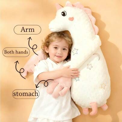 舒缓儿童玩具 | 仿生舒缓睡眠枕 | 模拟妈妈的手掌，让宝宝睡得更舒适 | 代替拥抱和轻拍，缓解打嗝 | 柔软掌垫儿童枕 | 适合作为节日、生日和温馨家庭聚会的助眠礼物，也是新年和圣诞节送给孩子的理想礼物