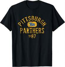 Pittsburgh Panthers 1787 Vintage T-Shirt - màu đen - Xem 1