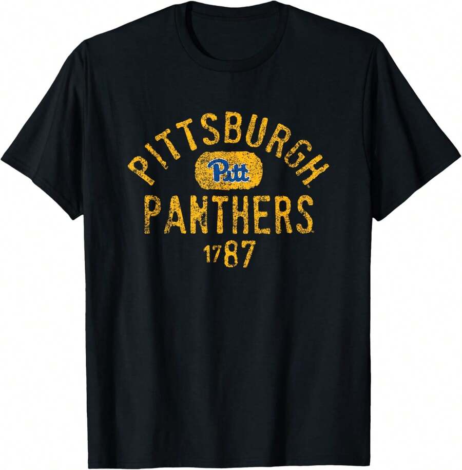 Pittsburgh Panthers 1787 Vintage T-Shirt - màu đen - Xem 1