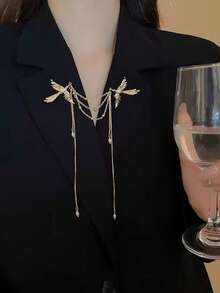 1PC Fire Phoenix Phoenix Brooch Pins Delicate Long Fringe Brooches For Women Men Animal Bird Corsage Clothes Bags Party Accessories