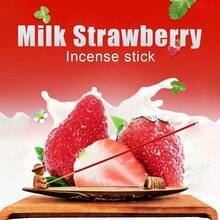 55/175 Pcs Strawberry Scented Incense Sticks - 8.66 Inch Natural Air Purifying Aromatherapy | Yoga Meditation Home Office Odor Eliminator | Long Lasting Smokeless, Holiday Gift - Strawberry - View 1
