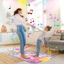 Tapete de Baile para Niña, Juguetes Alfombra deúsica Eléctrica con Modos, con Luz Indicadora LED, Antideslizante, Duradero, Impermeable,Regalo para Niño y Niña 3-12 Años - 1 - Ver 7