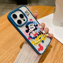 Miniso "Disney MagSafe Protective Phone Case - Mickey & Minnie Duo With Strong Magnetic Grip,For IPhone 17/17 Pro/17 Pro Max/17 Air/16/15/14/13/12/11/X Series,Iphone 17 Pro Max Case,Iphone 17 Pro Case,Iphone 17 Case,Stocking Stuffers,The Girlfriend,The Chosen,Early Fall Fashion - 黑色 - 查看 5