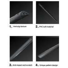 1pc ENLEE Mountain Bike Frame Protector, Made Of PVC Soft Material, Downtube Frame Protector With Adhesive Tape, Durable And Wear-Resistant, Lightweight And Universal, Suitable For Mountain Bikes And Road Bikes, Anti-Collision Strip, Easy To Install - Multicolor - View 4