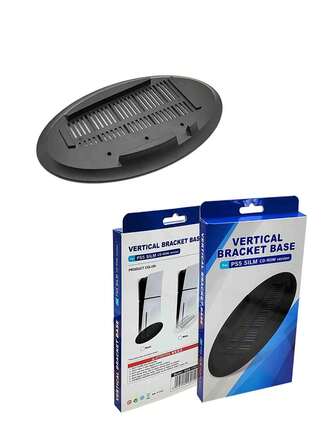 1 st PlayStation 5 Slim kylstativ för optisk skiva, P5 Slim basstativ vertikalt stativ för speltillbehör, segelbåtsformat unikt stativ, färgglad låda