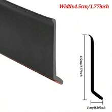 Window Sealing Strip, Waterproof Windshield, Outdoor Window Seam Waterproof Sealing Strip, Prevent Rain Leakage - Black - View 3