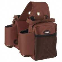 1 Nylon Water Bottle/Gear Carrier Saddle Bag - Brown - View 1