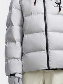 CAMEL CROWN Outdoor Down Jacket, Autumn/Winter Unisex, Detachable Sleeves, Waterproof, High Loft Insulation, Thick Outerwear - Space Gray - View 3