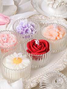 Vela perfumada con flores hechas a mano, vela decorativa con forma de flor de cera de soja, crea ambiente, decoración navideña, decoración de habitación, regalo de Navidad, regalo para la mejor amiga, regalo de graduación, regalo de cumpleaños, recuerdo de boda, decoración del hogar, decoración de cumpleaños, regalo para mujeres, regalo para niñas, regalo del Día de la Madre, regalo del Día de San Valentín - Multicolor - Ver 7