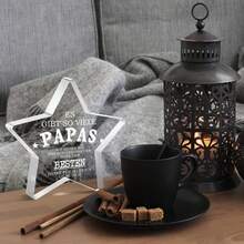 Dekoracja biurkowa w kształcie gwiazdy z akrylu, idealna do domu, biura lub sypialni, prezent urodzinowy dla taty i na rocznicę - Wielokolorowe - Zobacz 2