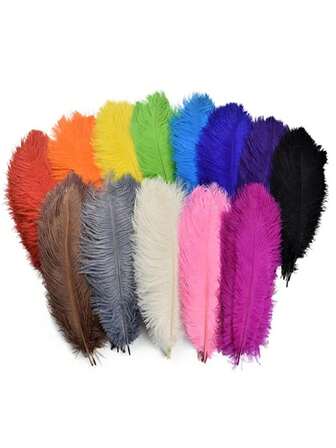 5Pcs/Lot 30-35cm Feathers Crafts Feathers For Vases Wedding Party Decoration Handicraft Accessories DIY Plume
