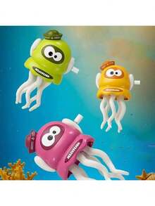 会爬行、会发光、会发声的电动水母玩具，带LED灯和音乐的水母触手探险家，自动避障，理想的圣诞礼物 - 彩色 - 查看 11