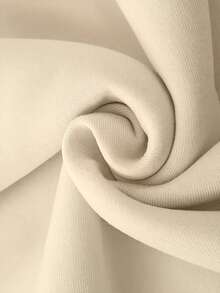 男士休闲时尚百搭日常通勤字母印花袋鼠口袋抽绳连帽衫，秋冬款 - 杏色 - 查看 6