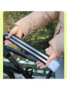 Bicycle Leg Strap With Reflective Strips, Suitable For Night Running, Mountain Biking, Road Cycling Safety Gear