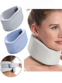 1件装颈托，颈椎支撑带，柔软泡沫颈部支撑，头部和颈部枕头保护套，睡眠颈部支撑带，男女通用，颈部支撑，颈托，适用于家庭、办公室、休闲、日常生活，圣诞礼物 - 淺藍色 - 查看 13