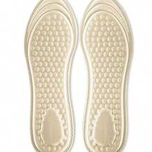 1 Pair Women's Soft, Breathable, Moisture-Wicking Insole Cushions For High Heels And Casual Shoes, Trimable, Suitable For All Seasons - Beige - View 7