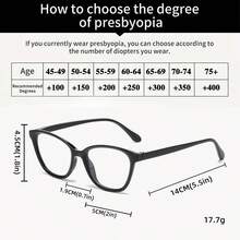 4 Pairs Of Stylish Reading Glasses For Women, Available In Multiple Colors, Retro, Leopard Print, And Cat-Eye Designs, With Prescriptions Ranging From - Multicolor - View 7