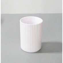 Juego de baño de lujo de estilo europeo de 4 piezas Tapa de bambú y ecológica con dispensador de jabón de plástico - blanco - Ver 6