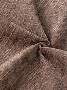 1pc All-Season Sofa Cushion Cover, Modern Minimalist Anti-Slip Sofa Seat Pad, Dust-Proof & Washable Sofa Slipcover, Soft & Fade-Resistant, Pet-Friendly, Fits L-Shaped Sofa And 1/2/3/4 Seater Sofa, Suitable For Bedroom, Office, Living Room - Coffee Brown - View 9