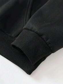 Women Hoodie Crazy Proud Always Loud Softball Nana Print Hooded Sweatshirt For Grandmother Sports Fan Gift Comfortable Fabric Perfect As A Gift - Black - View 3