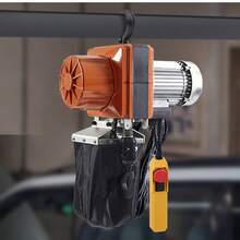 Polipasto eléctrico de cadena , capacidad de 2200 lbs/1 tonelada, altura de elevación de 10 pies, velocidad de 10 pies/min, 120 V, grúa aérea monofásica con cadena G100, control remoto con cable de 10 pies para garaje, tienda, hotel, hogar - 10 pasteles - Ver 9