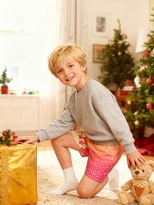 Ice Cream Shorts Boy Clothes, Gifts For Teen Kids Boys Unisex, Gradient Trunks Orange Sweatpants Yellow Underwear Pants, Boys Christmas PjChristmas Birthday Gifts For Teenage Dress, Thanksgiving Outfit, School Sport Running Pants, Running Pants, Basketball Shorts - Màu Hồng  San hô - Xem 4