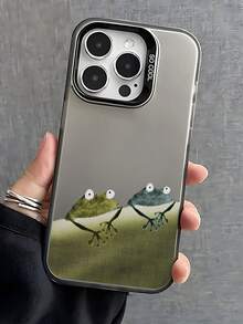 Funda de Teléfono Móvil con Diseño Personalizado de Tema de Predación de Ranas, Color de Concha Plateada, Artesanía IMD Compatible con iPhone 17/17 Pro17 traducido al español Profesional Máximo/16/16 Profesional/16 Profesional máx/16PLUS/15/15 Profesional/15 Profesional Máximo/15 Más/14/14 Profesional/14 Profesional máximo/14 Más/13/13. Profesional/13 Profesional máx./12/12. Profesional/12 Profesional máximo AIRE 11/11 Profesional/11 Profesional max/XR/XS/XSMAX/S, y galaxia s24, 25, 23, 21, a03, a25, serie Adecuado para hombres Mujer pareja Halloween Navidad Día de San Valentín Regálalo a familiares y amigos, una funda de teléfono Galaxy única. - Negro - Ver 4