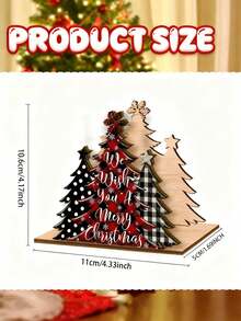 1 Stück rustikale Weihnachtstischdekoration - elegantes gestreiftes Design mit roten und goldenen Akzenten, robuster Holz-Serviettenhalter, geeignet für Küche, Esszimmer, Badezimmer - perfekte Feiertags-Dekoration für Zuhause, Hotel, Büro, Weihnachten