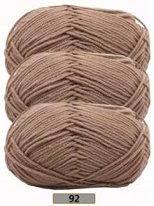 3 Rolls/150g 5-Ply Acrylic Blended Yarn, 50g Per Roll, 100% Acrylic Soft Yarn, Medium Thickness - Ideal For Handmade Knitting, Weaving, DIY Crafts, Knitting And Crocheting, Soft And Versatile, Suitable For DIY Crochet And Woven Bags - Multicolor - View 34