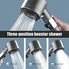 Showerhead With Massage And Skincare Multifunction, Three Modes, Handheld. Chlorine Removal For Clean, Purified Water, Shower With Clear Water, Smooth And Bright Skin, Caring For Hair Quality. - Multicolor - View 3