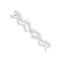 1 Piece Transparent Wave Sewing Ruler And Template, Soft Acrylic Edge Guide, Used For Precise Sewing, Quilting, And Home Sewing Machines, Very Suitable For Sewing Projects, Sewing Accessories - Clear - View 6