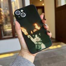 1pc Happy Flame Cat Matte Soft Phone Case Suitable For IPhone 16, 15, 14, 13, 12, 11 Pro Max, 14 Plus, 15 Plus, XS, XR, X, 8, 7, SE 2020 - 1 CÁI - Xem 7