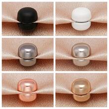 4/6对装女士多功能圆形磁性丝巾夹，圆形磁性头巾别针，女士磁性纽扣，多功能丝巾衬衫纽扣，无钩磁性扣，固定头巾衬衫，不伤面料，女士多功能磁性纽扣，无针设计，适用于头巾衬衫