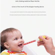 Silicone Calibrated Baby Medicine Dropper, Anti-Choke Infant Feeding Dispenser