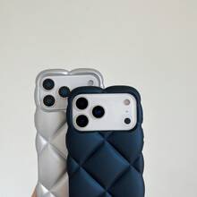 [Popular] Apple 13 Minimalist Case, Premium Diamond Quilted Leather Smartphone Case In Black, Compatible With IPhone 17/17 Pro/17 Air/17 Pro Max/16 Pro Max/16/16 Pro/16 Plus/15/15 Pro/15 Plus/15 Pro Max/12/13/14 Pro Max/12 Pro/12 Pro Max/13 Pro/13 Pro Max/14 Pro/14 Plus/11/11 Pro Max, Soft And Elegant Full Wrap Shockproof Cover With Drop And Scratch Protection - Orange - View 8