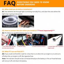 TutuCar Nexun LED Car Hood Light Strip – Dynamic Scan Start-Up Effect, 71 Inch Daytime Running Lights For Cars, SUVs, Trucks – Universal Engine Cover Custom Lighting, Waterproof Exterior Decorative Accessories – Perfect Gift For Car Enthusiasts - 71 Inches / 180 cm - View 4