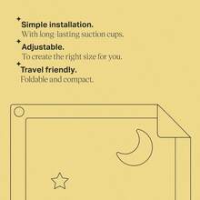 Sleeptime Portable Blackout Blind With Suction Cups Adjustable And Lightweight Regular 130 X 99cm - Black - View 6