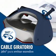 Plancha de Vapor Oster con Tecnología Aero cerámica, Azul GCSTAC6952, potencia de 1600 watts, 40% mejor deslizamiento, - Tipo de Enchufe A USA (110-127V) - Ver 8