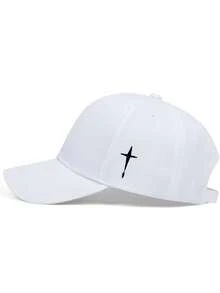 Men Geometric Embroidered Baseball Cap For Daily Life And Outdoor Casual Halloween
