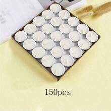 150/100/50/20/10支装圆形迷你无烟蜡烛。适合生日派对，营造浪漫无烟氛围。茶蜡/迷你蜡烛是婚礼、节日和派对装饰的完美之选。茶蜡烛台是打造装饰、派对和庆典的理想之选。优雅的蜡烛可燃烧1.5-2小时。 - 彩色 - 查看 20