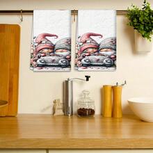 2/4 Stücke Set, Geschirrtücher, Elfen-Muster bedruckte Tücher, super saugfähige Mikrofaser moderne Geschirrtücher, Kochutensilien und Backhandtücher, Putzlappen, Handtücher, Teehandtücher, super weich und hochsaugfähig, Küchendekoration, Geschenke für Nachbarn, Geschenke für Mütter, Geburtstagsgeschenke, Einweihungsgeschenke für Freunde, Küchenutensilien, tägliche Notwendigkeiten - Verschiedenfarbig - Übersicht 3