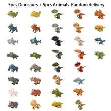 1pc/4pcs/7pcs Children Dinosaur Model, Novel Dinosaur Model, Articulated Dinosaur Animal Toy, Random Style Sent, No Duplicates, Transformable Toy, Random Color And Style, Halloween Gift