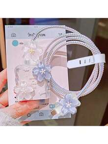 玫瑰、蝴蝶/星星/心形/环氧树脂保护壳，兼容苹果18-20W充电器，防止损坏 - 4波浪殼-粉花 - 查看 13