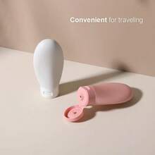 3 件装 60 毫升防漏可再填充包装液体容器空旅行容器，适合旅行装分配瓶 - 彩色 - 查看 6